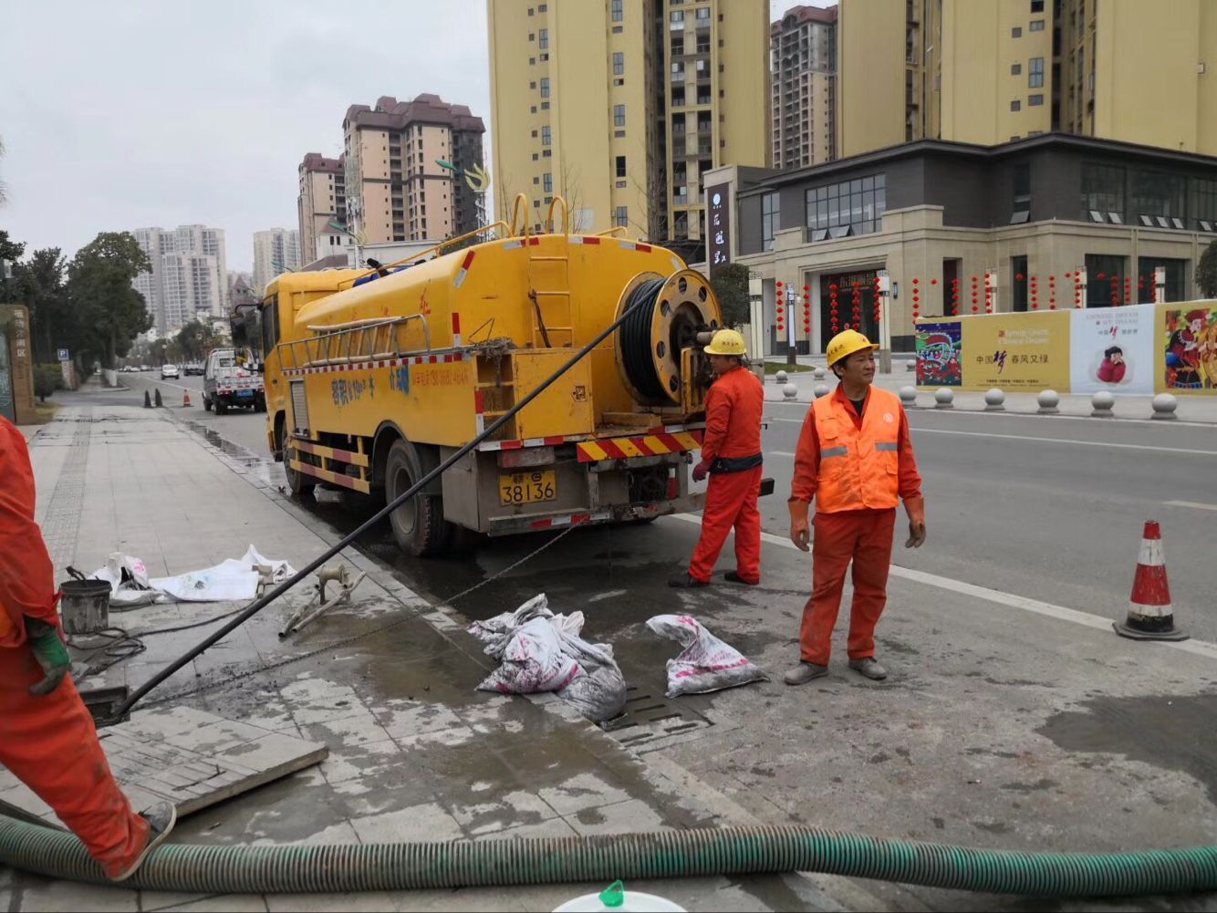 荆门排污管道清淤-管道清洗